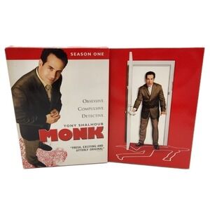 MONK
Season 1 BOX SET OF 4 DISCS 
Starring Tony Shalhoub
TV Series
Funny‎